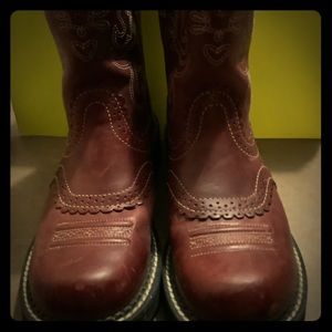 Brown Ariat Fat Baby Boots